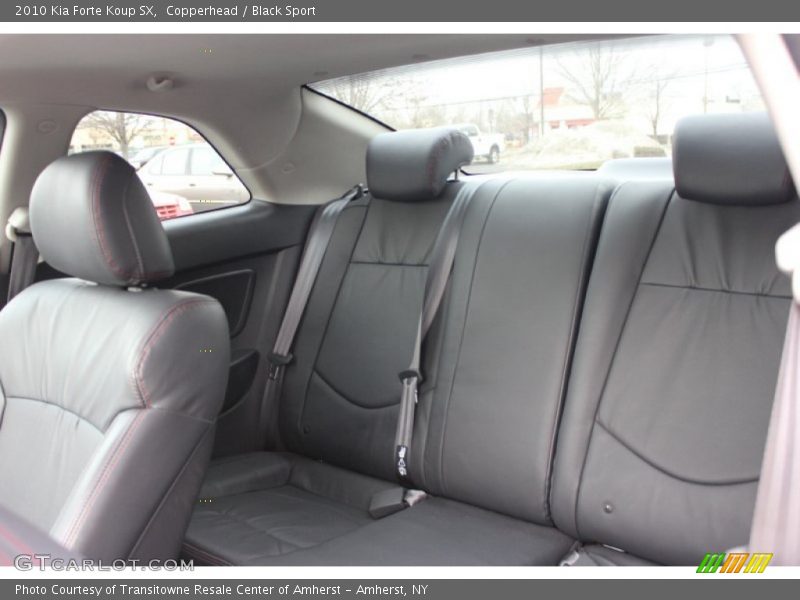  2010 Forte Koup SX Black Sport Interior