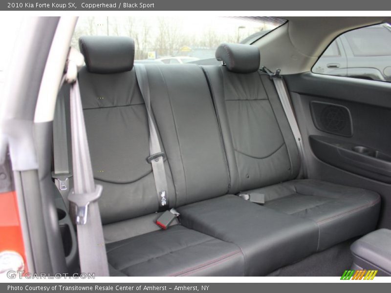 Rear Seat of 2010 Forte Koup SX