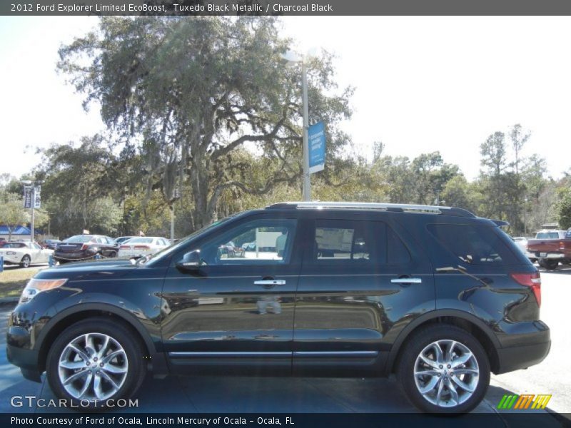 Tuxedo Black Metallic / Charcoal Black 2012 Ford Explorer Limited EcoBoost