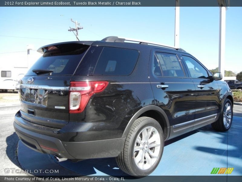 Tuxedo Black Metallic / Charcoal Black 2012 Ford Explorer Limited EcoBoost