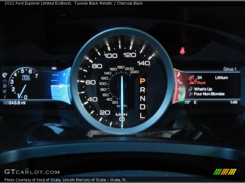  2012 Explorer Limited EcoBoost Limited EcoBoost Gauges