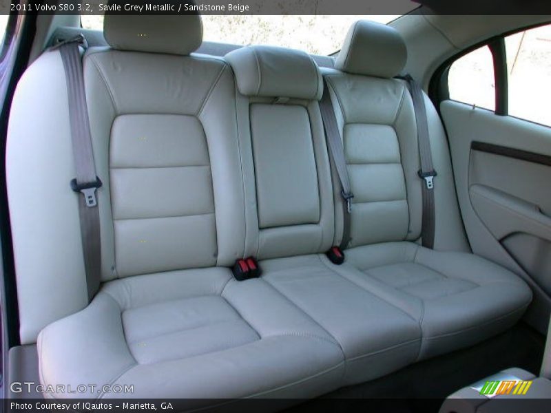 Rear Seat of 2011 S80 3.2