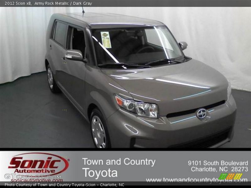Army Rock Metallic / Dark Gray 2012 Scion xB