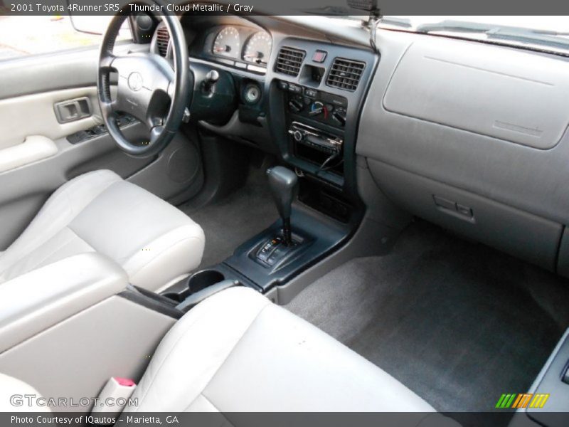 Thunder Cloud Metallic / Gray 2001 Toyota 4Runner SR5