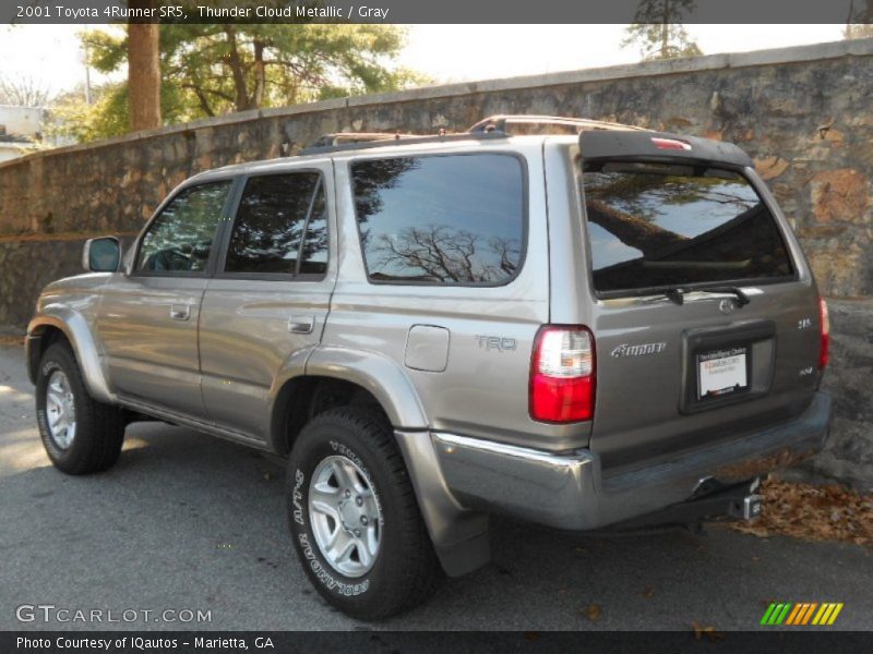 Thunder Cloud Metallic / Gray 2001 Toyota 4Runner SR5