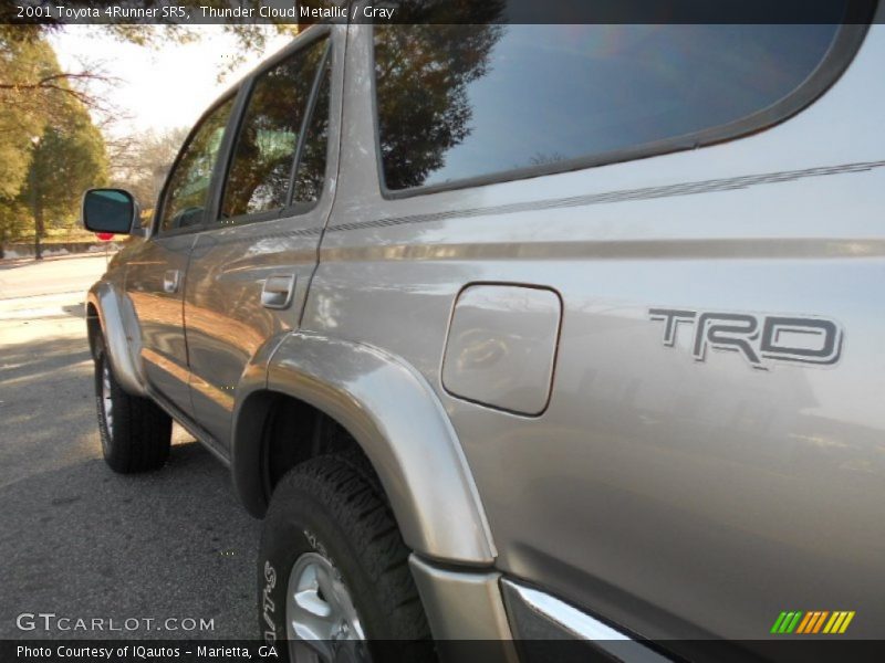Thunder Cloud Metallic / Gray 2001 Toyota 4Runner SR5