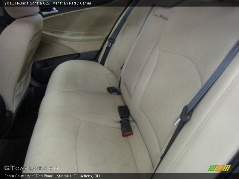 Venetian Red / Camel 2011 Hyundai Sonata GLS