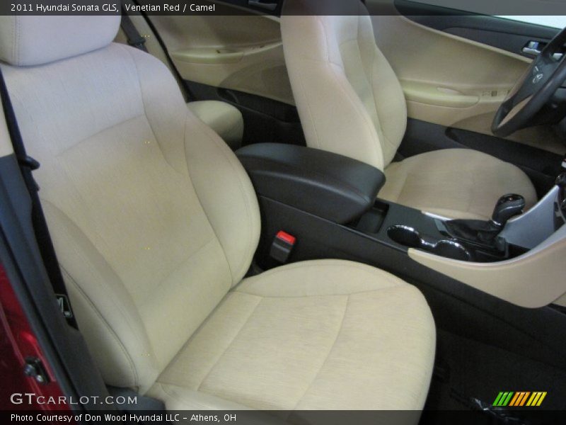 Venetian Red / Camel 2011 Hyundai Sonata GLS