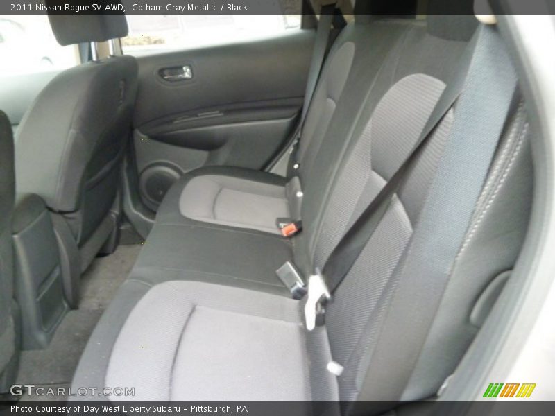 Gotham Gray Metallic / Black 2011 Nissan Rogue SV AWD