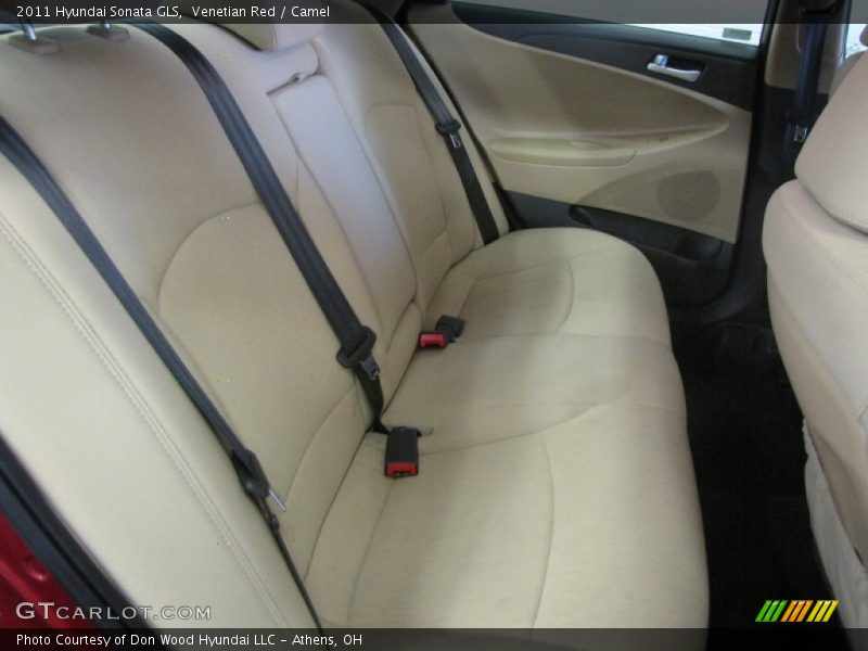 Venetian Red / Camel 2011 Hyundai Sonata GLS