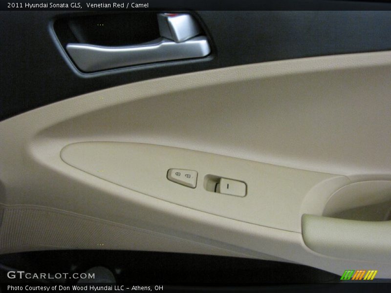 Venetian Red / Camel 2011 Hyundai Sonata GLS