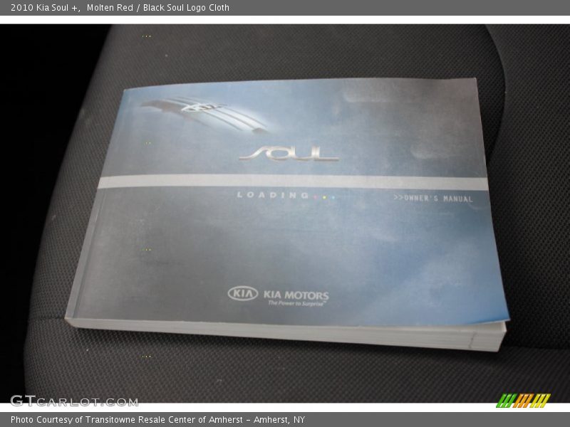 Molten Red / Black Soul Logo Cloth 2010 Kia Soul +