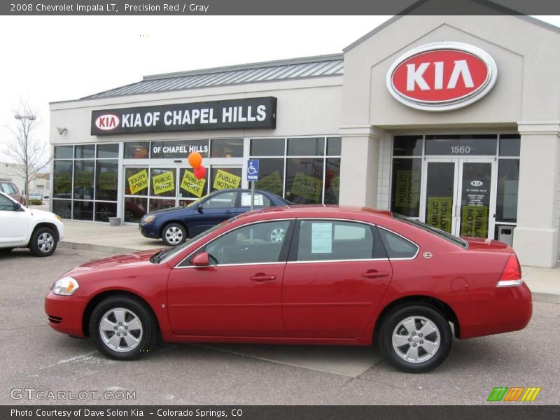 Precision Red / Gray 2008 Chevrolet Impala LT