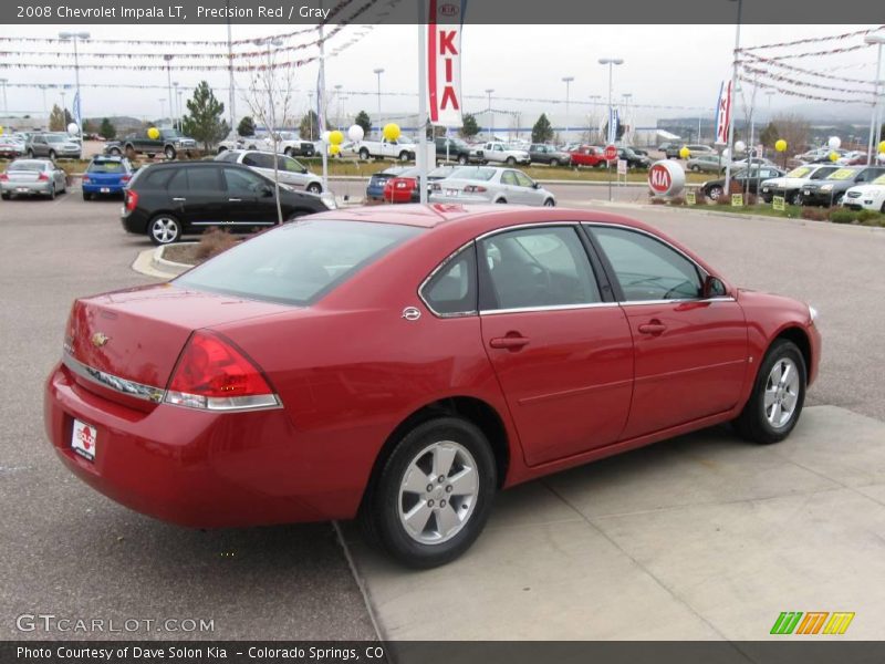 Precision Red / Gray 2008 Chevrolet Impala LT