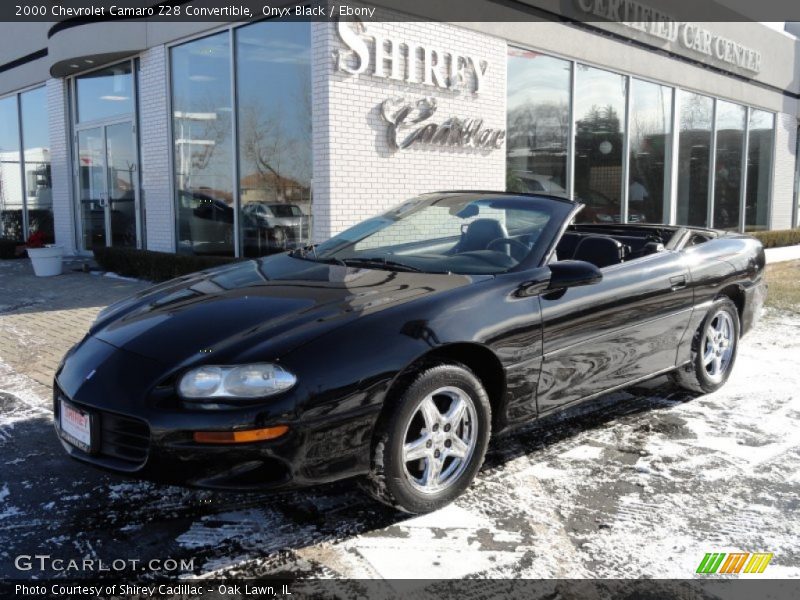 Onyx Black / Ebony 2000 Chevrolet Camaro Z28 Convertible
