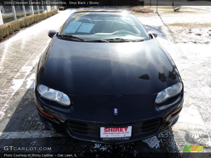 Onyx Black / Ebony 2000 Chevrolet Camaro Z28 Convertible
