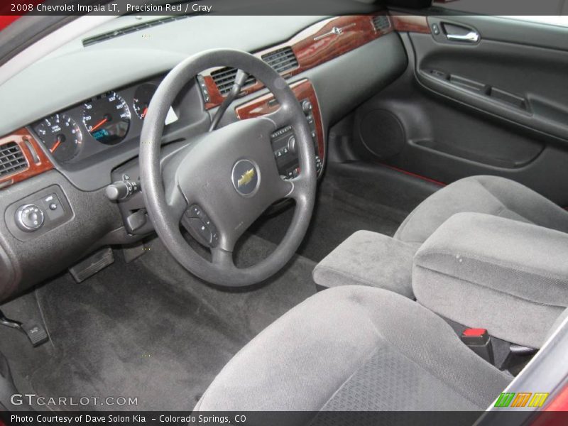 Precision Red / Gray 2008 Chevrolet Impala LT