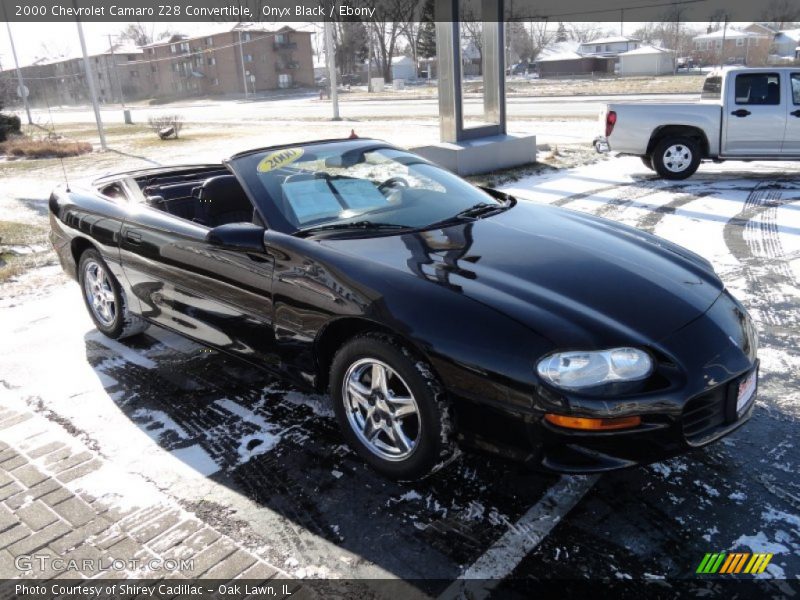Onyx Black / Ebony 2000 Chevrolet Camaro Z28 Convertible