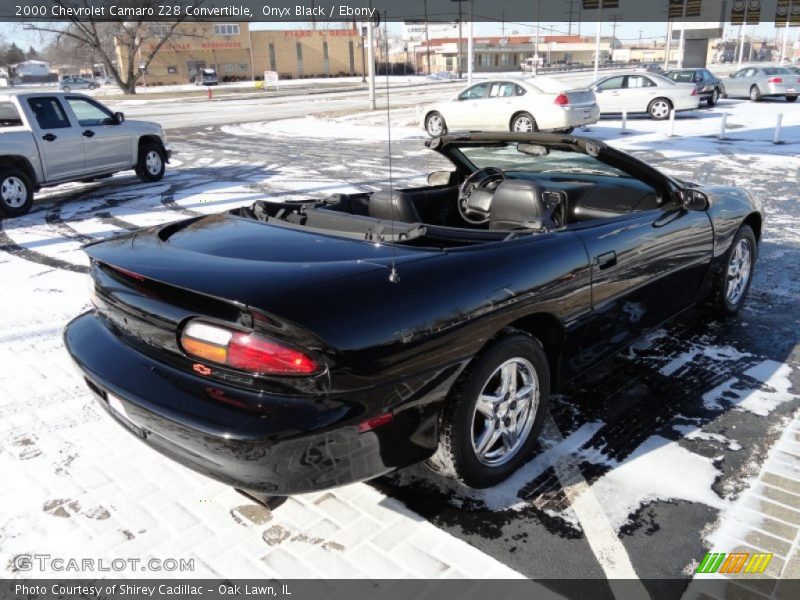 Onyx Black / Ebony 2000 Chevrolet Camaro Z28 Convertible