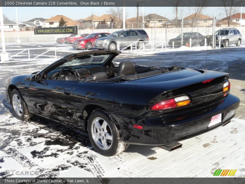 Onyx Black / Ebony 2000 Chevrolet Camaro Z28 Convertible