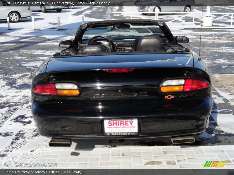 Onyx Black / Ebony 2000 Chevrolet Camaro Z28 Convertible