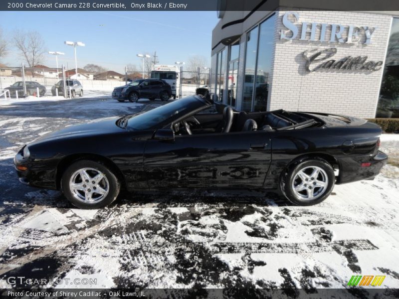 Onyx Black / Ebony 2000 Chevrolet Camaro Z28 Convertible