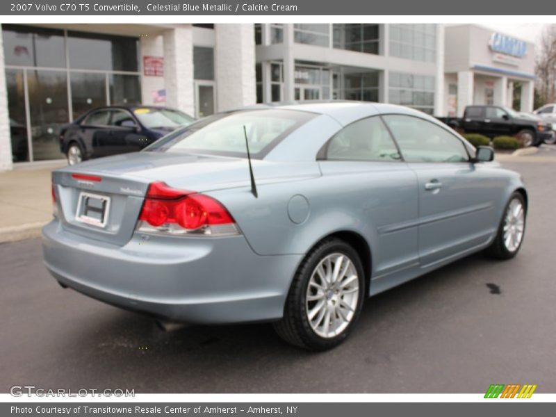 Celestial Blue Metallic / Calcite Cream 2007 Volvo C70 T5 Convertible