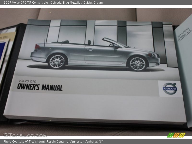 Celestial Blue Metallic / Calcite Cream 2007 Volvo C70 T5 Convertible