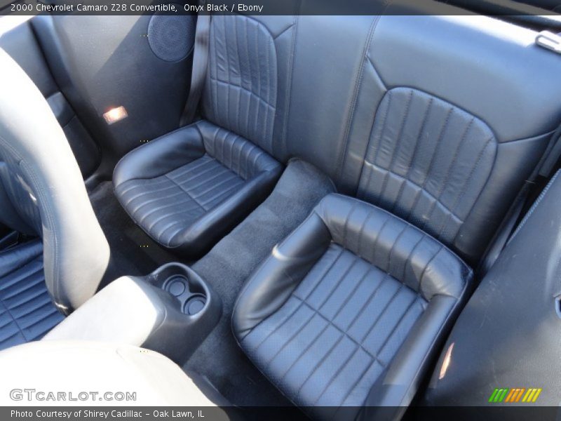 Rear Seat of 2000 Camaro Z28 Convertible