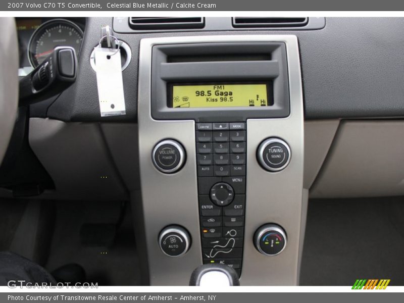 Celestial Blue Metallic / Calcite Cream 2007 Volvo C70 T5 Convertible