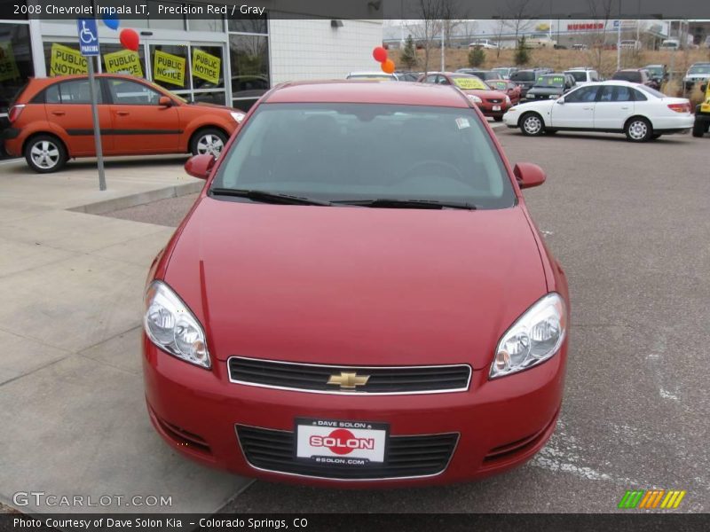 Precision Red / Gray 2008 Chevrolet Impala LT