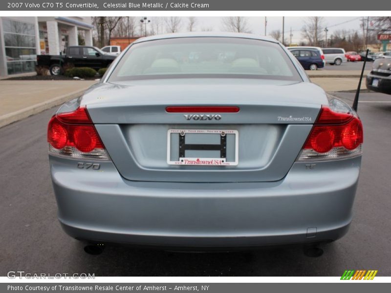 Celestial Blue Metallic / Calcite Cream 2007 Volvo C70 T5 Convertible