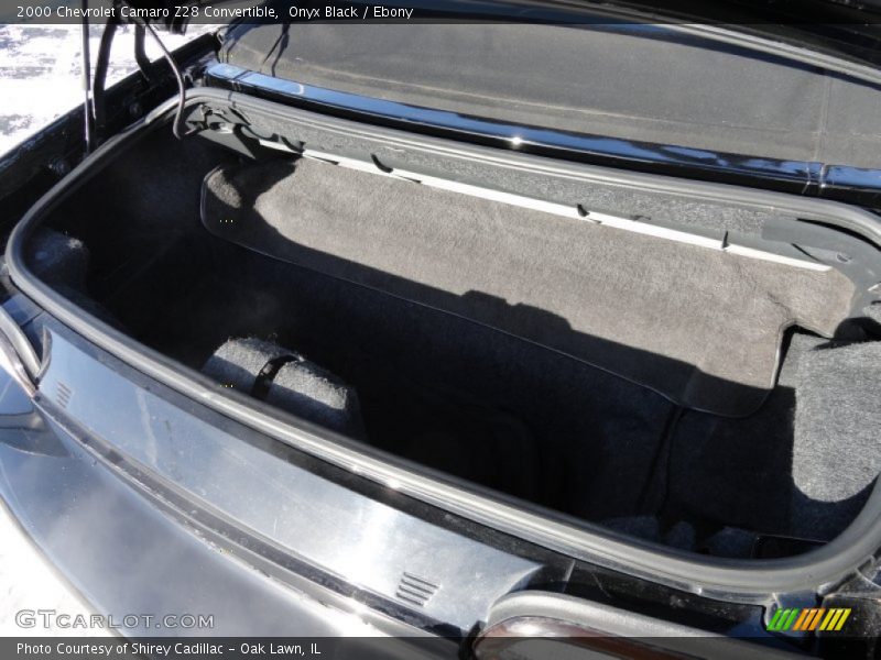  2000 Camaro Z28 Convertible Trunk