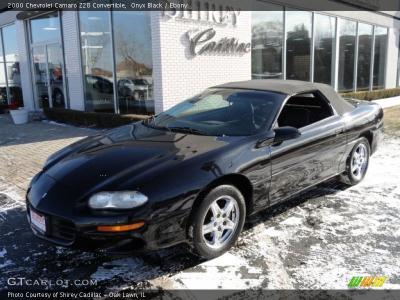 Onyx Black / Ebony 2000 Chevrolet Camaro Z28 Convertible
