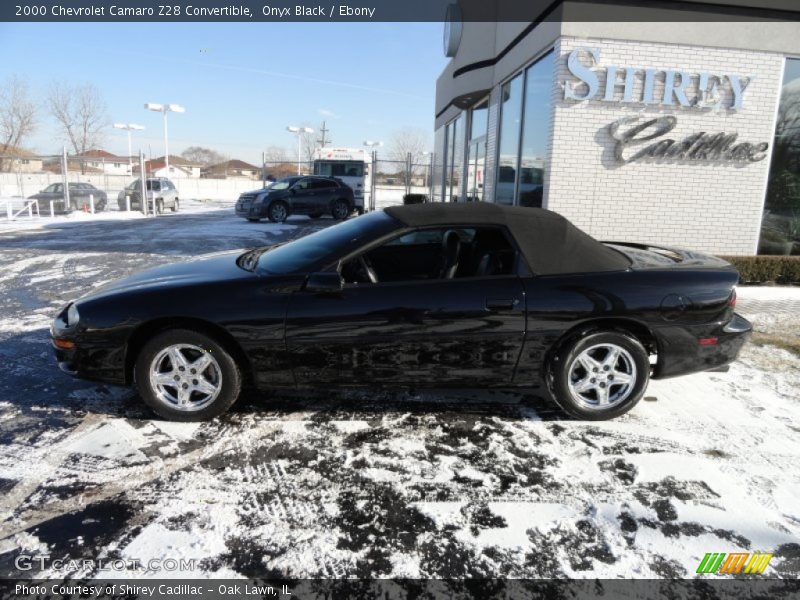 Onyx Black / Ebony 2000 Chevrolet Camaro Z28 Convertible