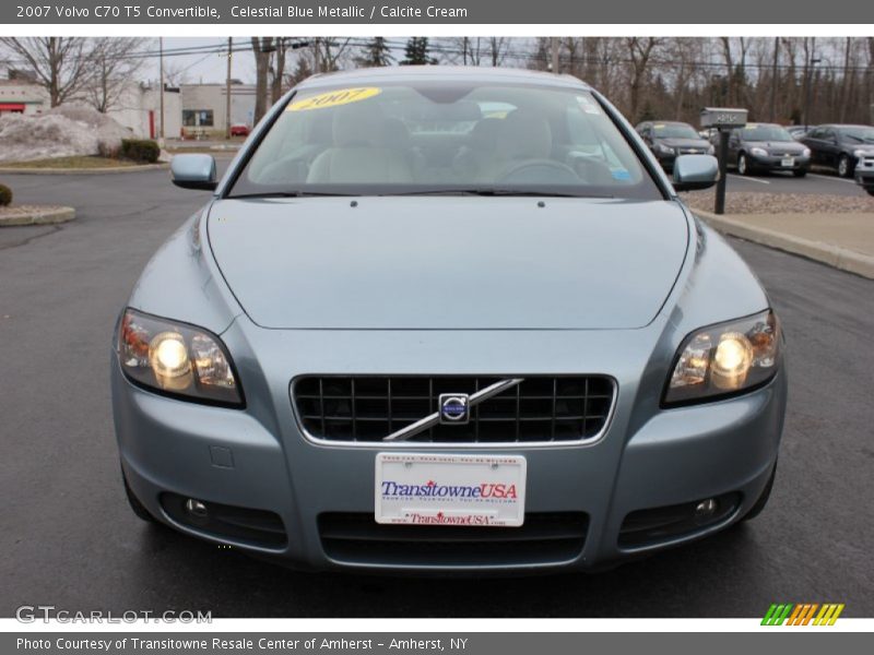 Celestial Blue Metallic / Calcite Cream 2007 Volvo C70 T5 Convertible