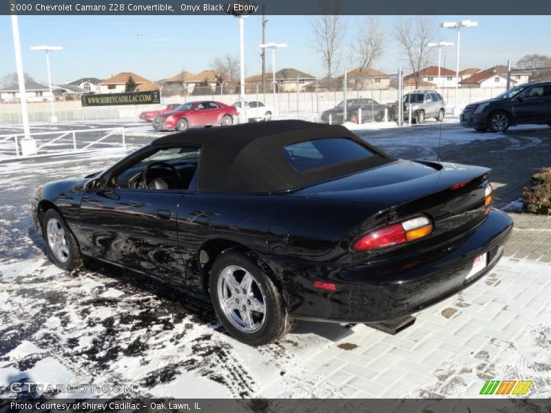 Onyx Black / Ebony 2000 Chevrolet Camaro Z28 Convertible
