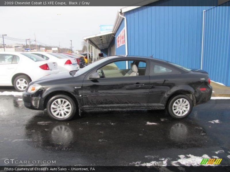 Black / Gray 2009 Chevrolet Cobalt LS XFE Coupe