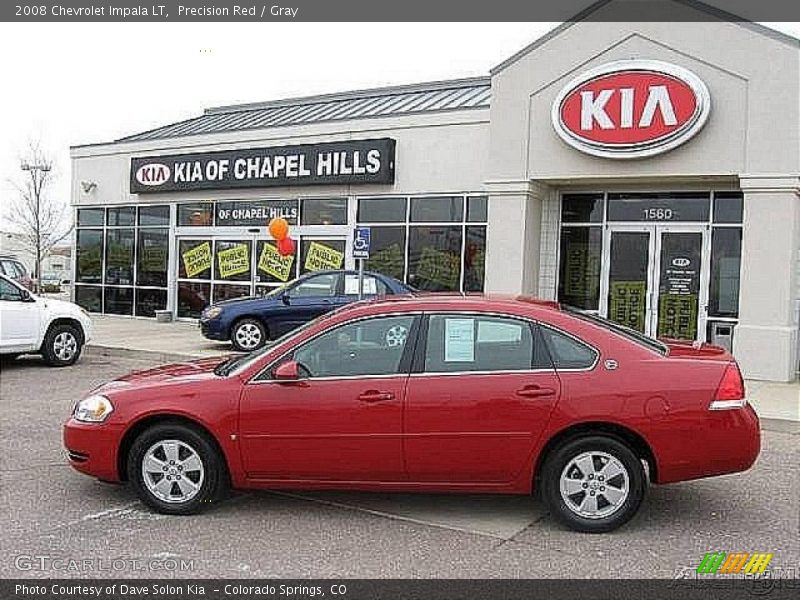 Precision Red / Gray 2008 Chevrolet Impala LT