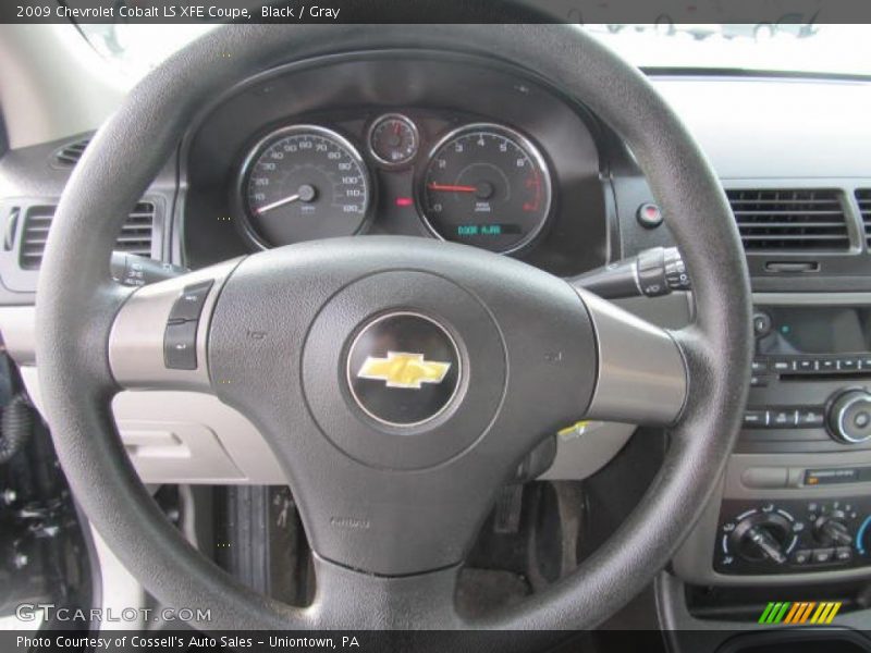 Black / Gray 2009 Chevrolet Cobalt LS XFE Coupe