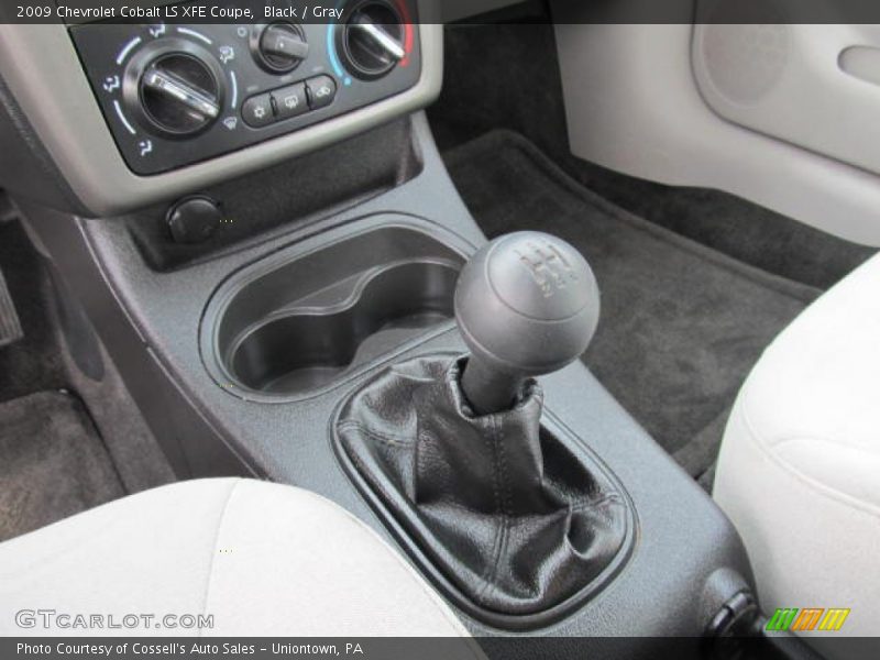 Black / Gray 2009 Chevrolet Cobalt LS XFE Coupe