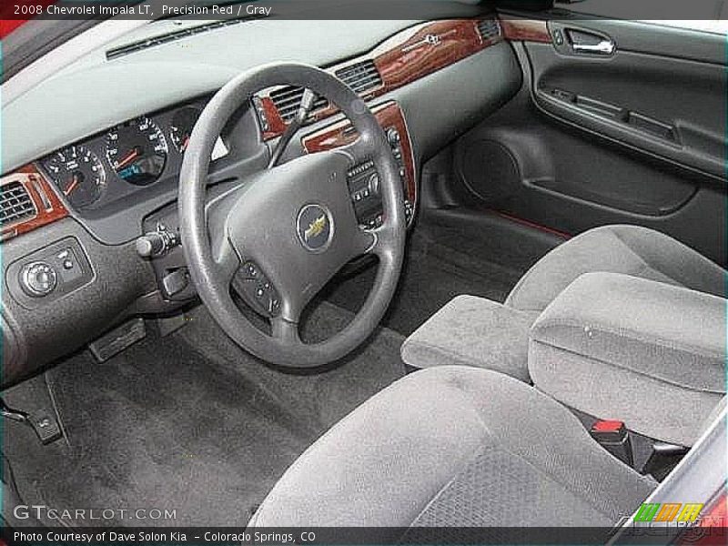 Precision Red / Gray 2008 Chevrolet Impala LT