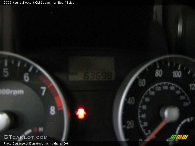 Ice Blue / Beige 2006 Hyundai Accent GLS Sedan