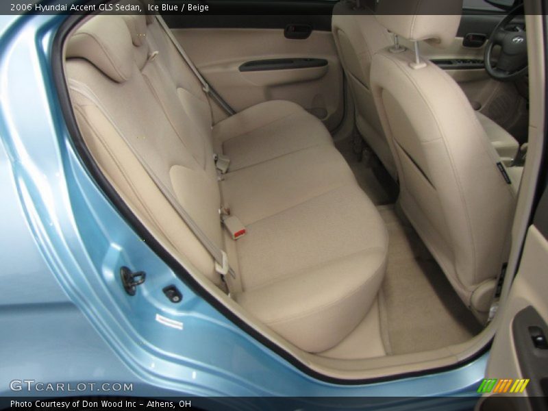 Ice Blue / Beige 2006 Hyundai Accent GLS Sedan