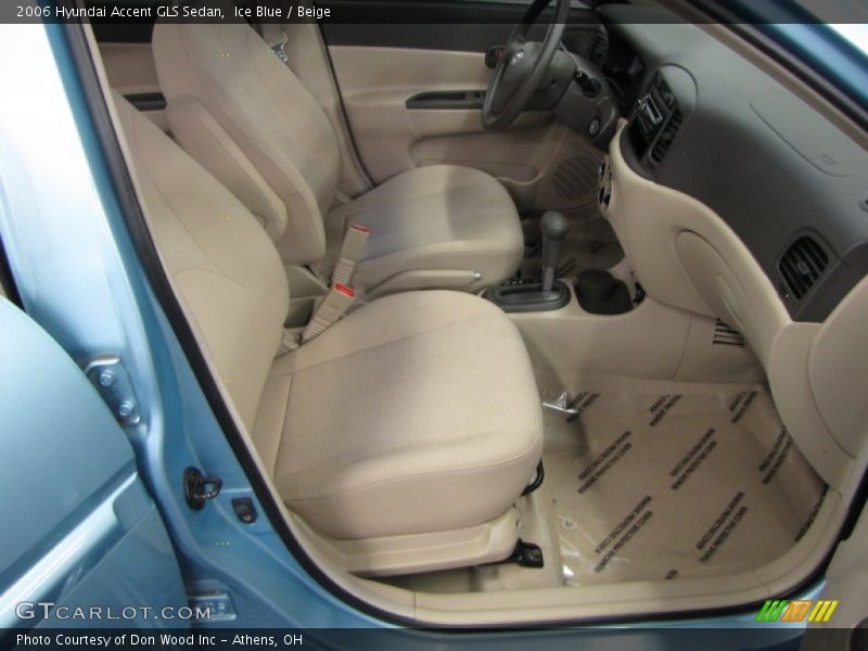 Ice Blue / Beige 2006 Hyundai Accent GLS Sedan