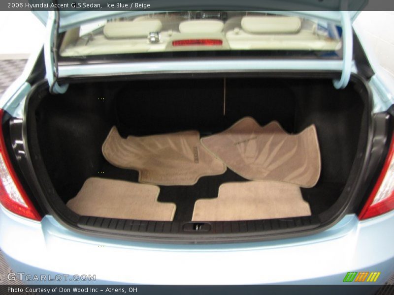 Ice Blue / Beige 2006 Hyundai Accent GLS Sedan