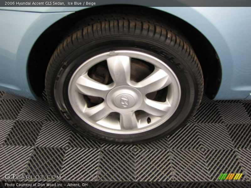 Ice Blue / Beige 2006 Hyundai Accent GLS Sedan
