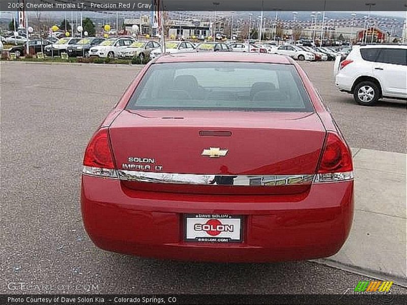 Precision Red / Gray 2008 Chevrolet Impala LT