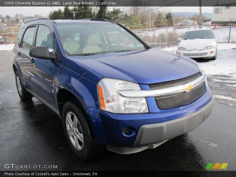 Laser Blue Metallic / Light Gray 2006 Chevrolet Equinox LS AWD