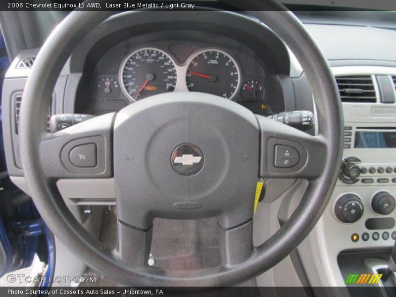 Laser Blue Metallic / Light Gray 2006 Chevrolet Equinox LS AWD